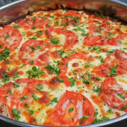 Pizza Keto con huevos
