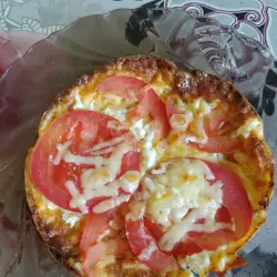 Base de pizza Keto con queso crema
