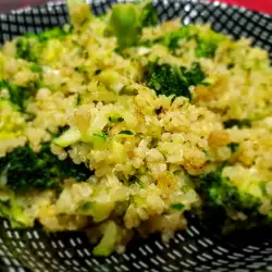 Quinoa con brócoli y calabacín