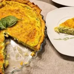 Quiche de espinacas, cheddar y emmental