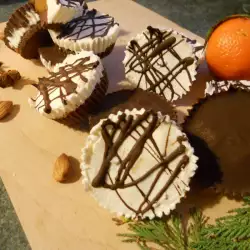 Bombones de chocolate y caramelo para Navidad