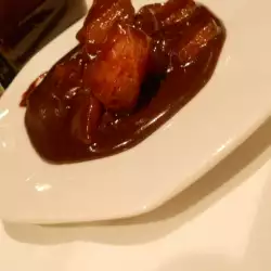 Confitura de peras con chocolate
