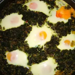 Ortiga con arroz y huevos