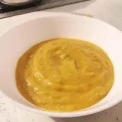 Sopa de verduras con aceite de girasol