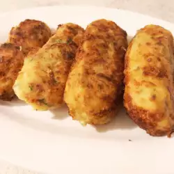Croquetas de patata con pollo