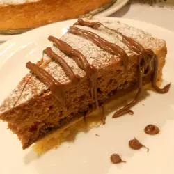 Crostata de chocolate en tres capas