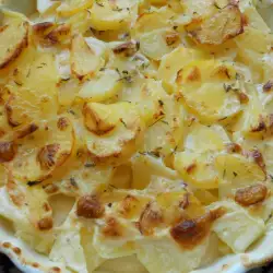 Gratín de patatas al limón