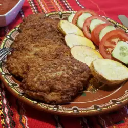 Schnitzel de Carne Picada con harina