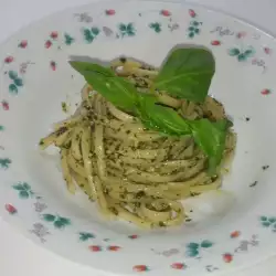 Linguini con aceite de oliva