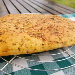Pan plano con levadura fresca