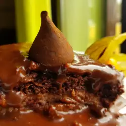 Tarta mágica de chocolate con trufas