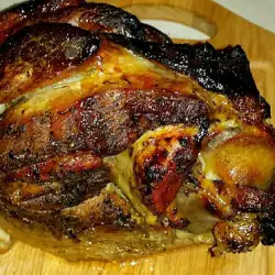 Codillo de cerdo asado al horno