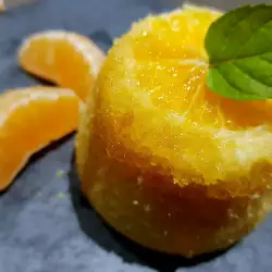 Mini magdalenas con mandarina, jengibre y miel