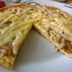 Tortilla de avena con queso