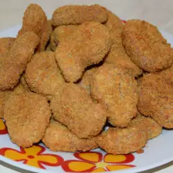 Nuggets de pollo con huevos