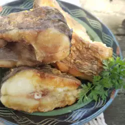 Rodajas de pescado con harina