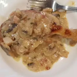 Muslos de pato con salsa al horno