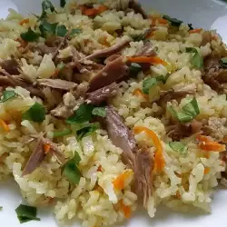 Pato con arroz