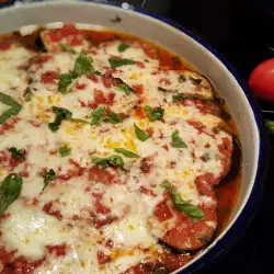 Berenjenas al horno con tomate y mozzarella