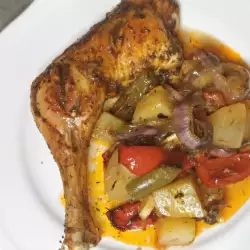Pollo con cebolla