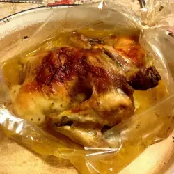 Pollo al horno con mantequilla