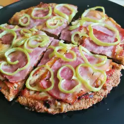 Pizza con aceite de oliva sin gluten