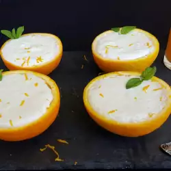 Crema pastelera con naranjas sin leche