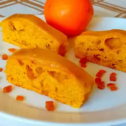 Pastel de calabaza con naranjas