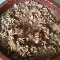 Porridge de avena proteico