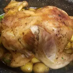 Pollo relleno al horno (fácil y delicioso)