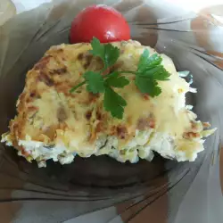 Calabacines con queso al horno