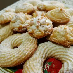 Pastas navideñas con manga pastelera