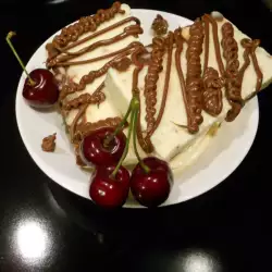 Crema pastelera de verano con chocolate