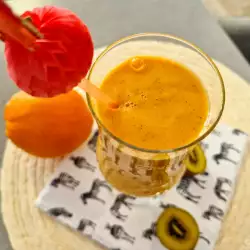 Batido de naranja, kiwi y zanahoria