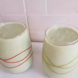 Batido de leche con calabacines