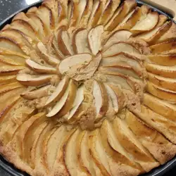 Pastel de manzana con maicena