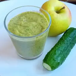 Smoothie de espinacas y pepino