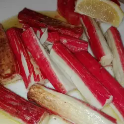 Palitos de cangrejo (surimi) a la mantequilla