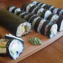 Sushi con aguacate