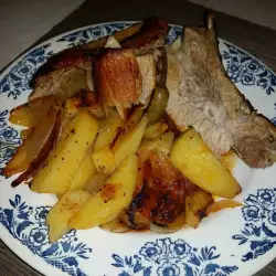 Panceta de cerdo con patatas