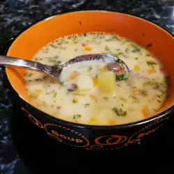 Sopa de ternera al estilo turco