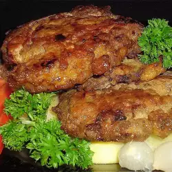 Schnitzel con salsa de soja