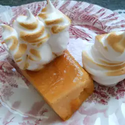 Flan de calabaza con merengue suizo