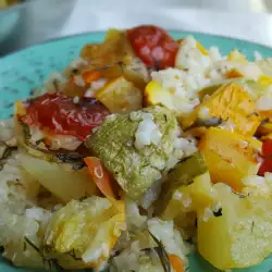 Calabacines con arroz y quinoa