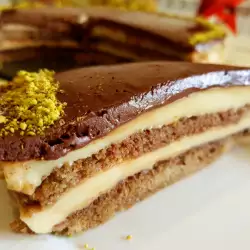 Tarta de chocolate con vainilla