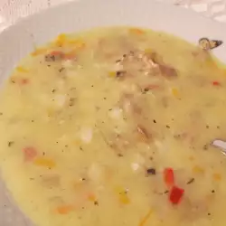 Sopa de cordero turca