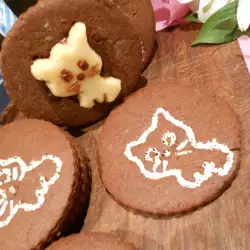 Galletas de cacao con mazapán