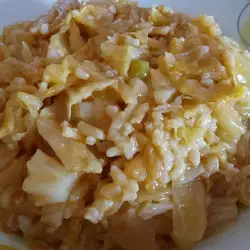 Chucrut con arroz y aceite de girasol