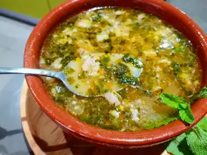 Sopa de garrete de cordero