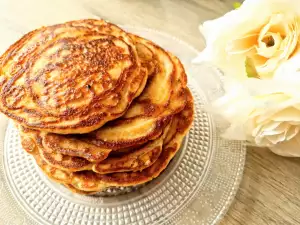 Tortitas americanas de avena y canela